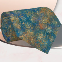Art Deco Patina Neck Tie