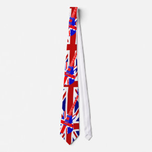 Gravata Arte britânica 2 da guitarra de Union Jack