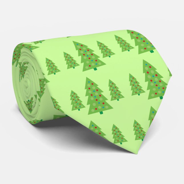 Gravata Arte de Árvore de Natal Moderna (Rolled)