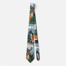 Gravata Arte De Vidro Arrejada, Estilo De Vidro Estilado