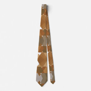 Gravata Arte Deco Vintage Pochoir Jazz Bege Formas Geométr