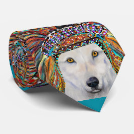 Gravata Arte do Lobo Branco