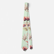 Arte em Aquarela Floral Verde Menta