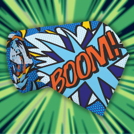 Gravata Arte Pop de Quadrinhos BOOM Super-herói