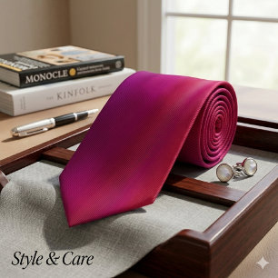 Gravata Articulação Roxo Única com Fundo Suave