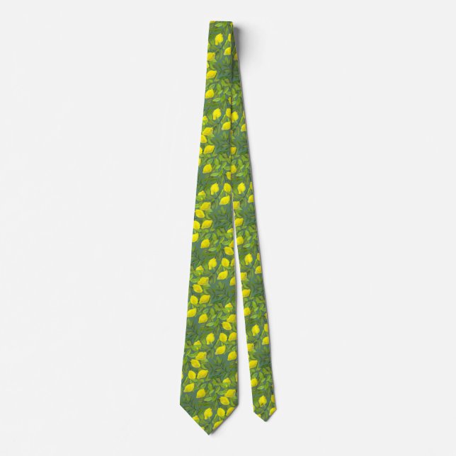 Gravata Artistic Lemon Tree Tie for Men (Frente)