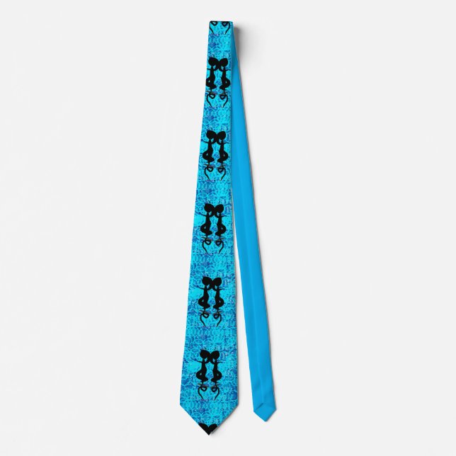 Gravata Artsy Psiquiatra Rorschach Blot Tie Para Homens (Frente)