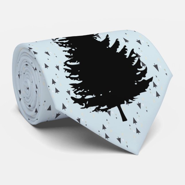 Gravata Árvore de Natal da Coleção de Natal Dale (Rolled)