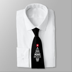 Gravata Árvore de Paz de Natal Bastante Personalizada Inic