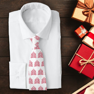 Gravata Árvore Nórdica de Natal da Red Scandinavian