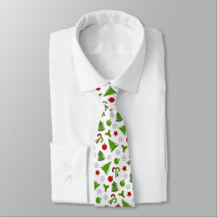 Gravata Árvores De Natal Canais E Balas