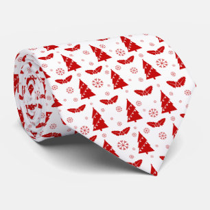 Gravata Árvores de Natal, Misturas e Flocos de Neve