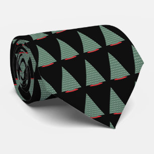 Gravata Árvores de Natal Preto