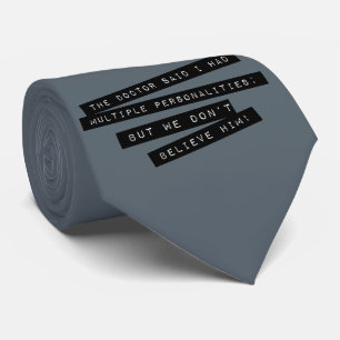 Gravata As personalidades múltiplas de Eu Ter do doutor