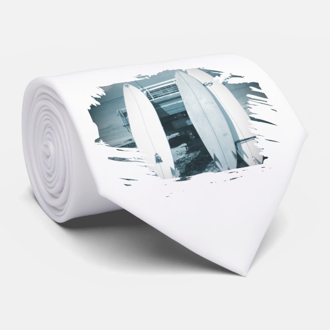 Gravata As prancha do surf 3 quiver a prancha azul que (Rolled)