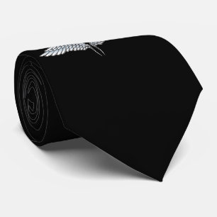 Gravata asas das Azul-cinzas