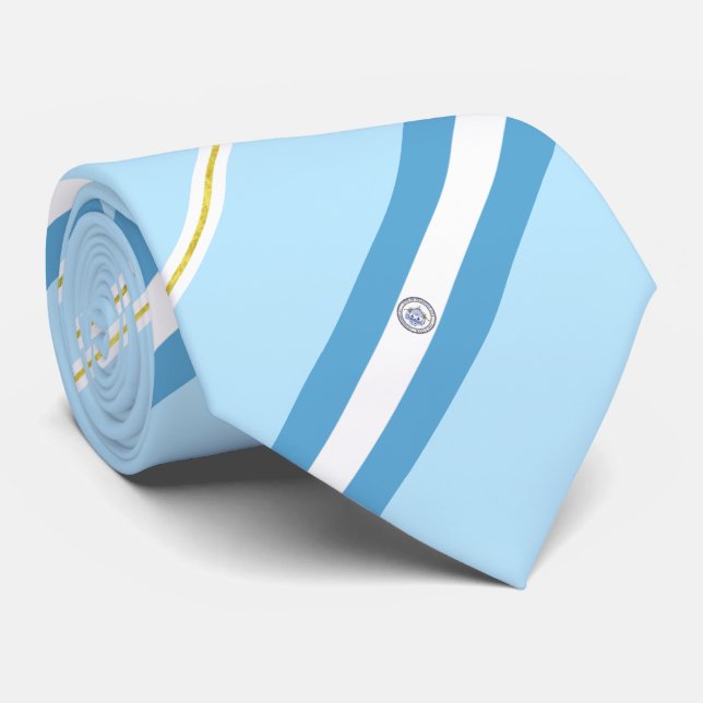 Gravata Atlantic City (Nova Jersey), bandeira da cidade, N (Rolled)