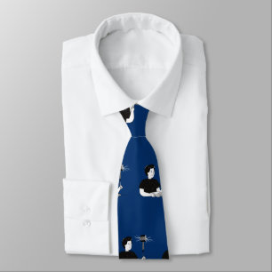 GRAVATA AU-THOR (AZUL) TIE DO PESCOÇO