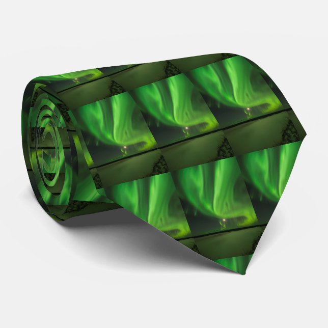 Gravata Aurora Flutuante (Rolled)