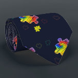 Gravata Autismo Sensibilização Quebra-cabeça Amarelos Roxo<br><div class="desc">Padrão de quebra-cabeça amarelas roxas para o mês de conscientização ou em qualquer momento do ano para suas corridas diárias ou visitas ocasionais às sessões de treinamento e ginástica</div>