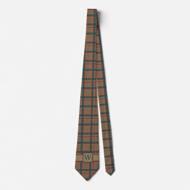 Gravata Autumn Chic Xadrez Tie (Frente)
