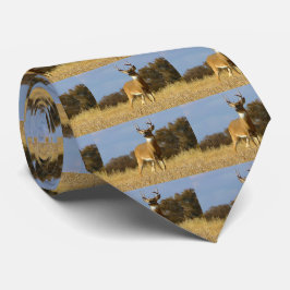 Gravata Autumn Whitetail Buck Men's Tie