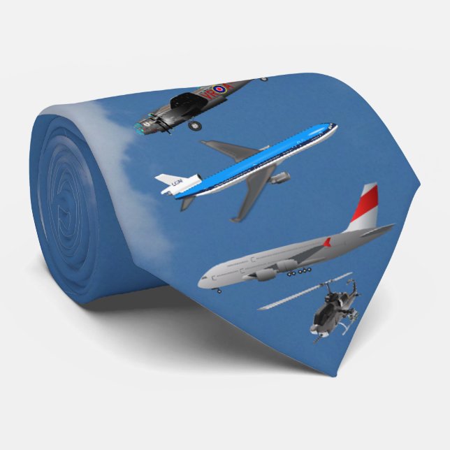 GRAVATA AVIÕES (Rolled)