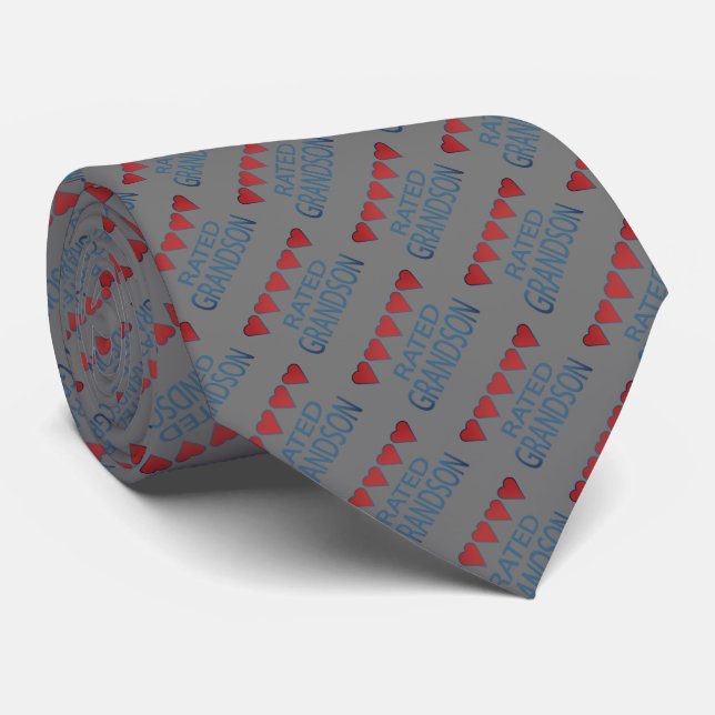 Gravata Avô de Cinco Corações (Rolled)