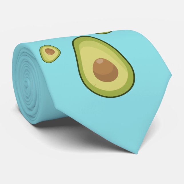 Gravata Avocado é minha Fruta espirituosa (Rolled)