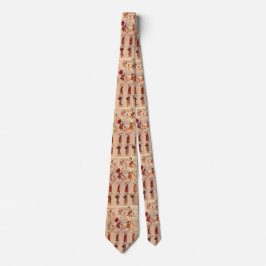 Gravata Aztec Codex Mendoza Tie