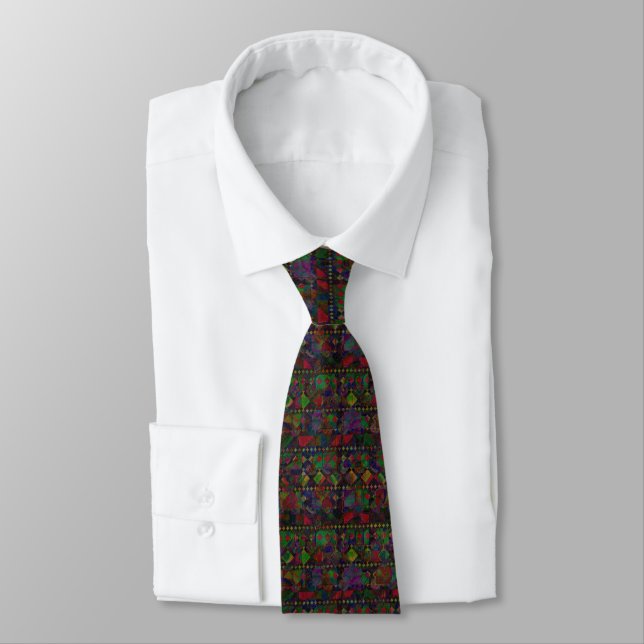 Gravata Aztec Pattern Neck Tie (Amarrado)