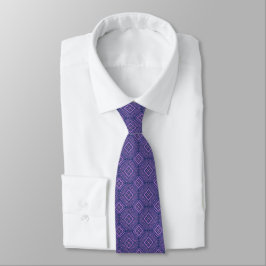 Gravata Azul Abstract Purple