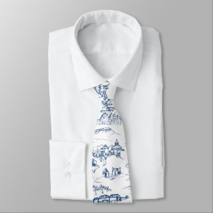 Gravata Azul de Chattanooga Toile