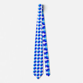 Gravata Azul de Pescoço