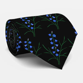 Gravata Azul de Pescoço Preto