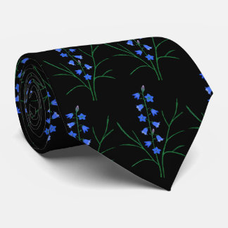 Gravata Azul de Pescoço Preto