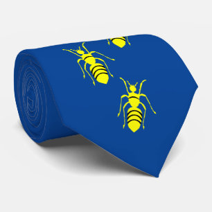 Gravata azul do Sr. Hornet