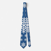 Azul Minimalista e Flocos de Neve Natal Branco