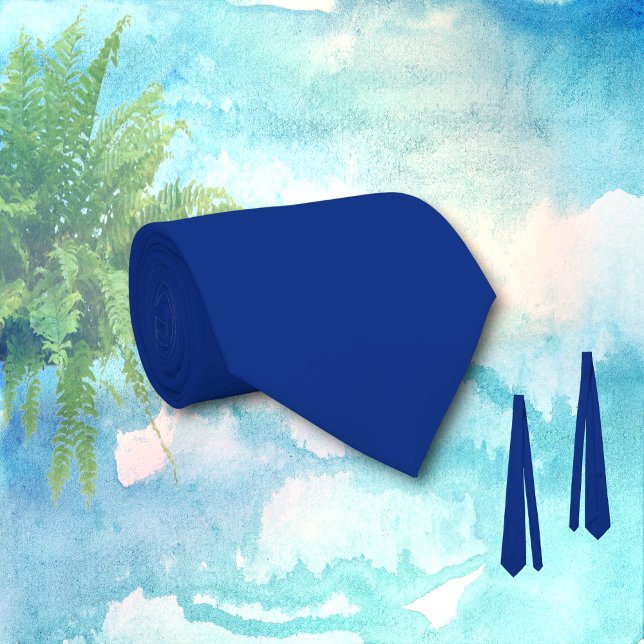 Gravata Azul-Periwinkle sólido (Criador carregado)