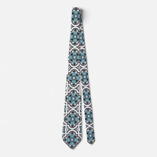Gravata Azulejo azul português