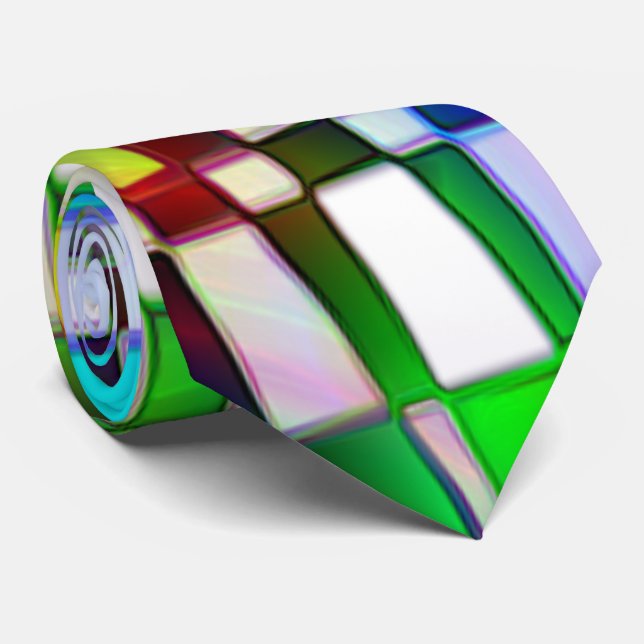 Gravata Azulejo Hyper (Rolled)