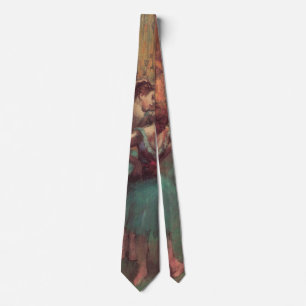Gravata Bailarinas, Rosa e Verde de Edgar Degas