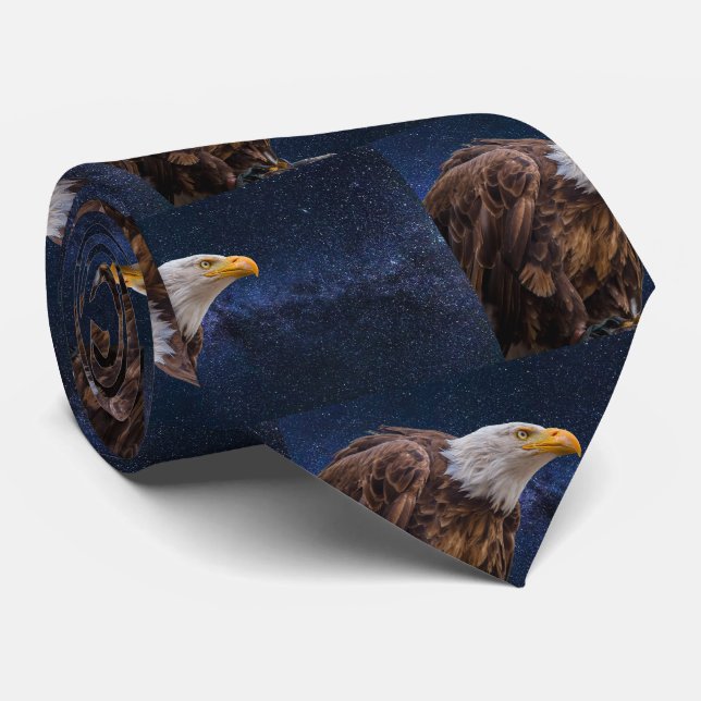 Gravata Bald Eagle Necktie (Rolled)