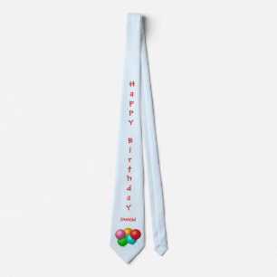 Gravata Balões de Hélio de Vibrações Personalizadas de Fel
