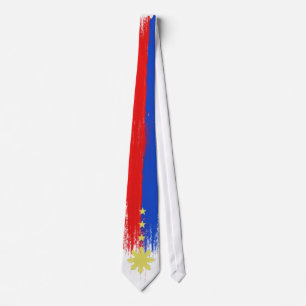 Gravata Bandeira abstrata do laço de Filipinas