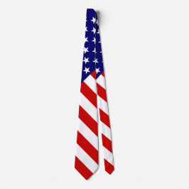 Gravata Bandeira americana