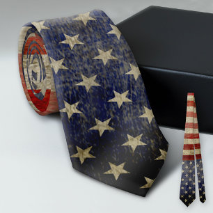 Gravata Bandeira Americana em desespero e meteorologia