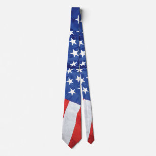 Gravata Bandeira Americana Estação Espacial Órbita da Terr