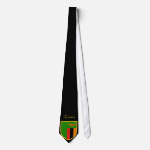 Gravata Bandeira bonita da Zâmbia