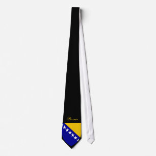 Gravata Bandeira bonita de Bósnia - de Herzegovina -